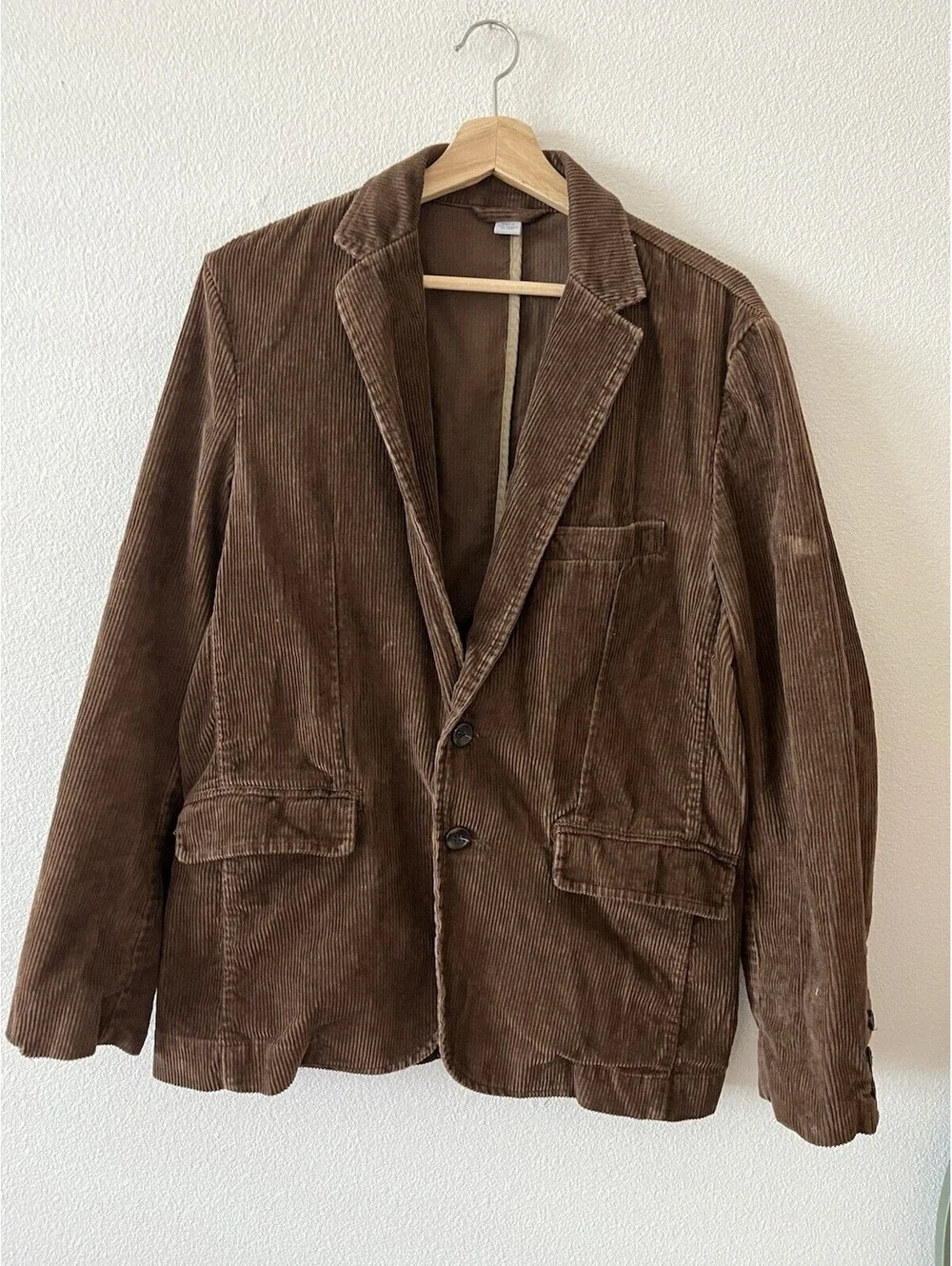Vintage Old Navy Brown Corduroy Blazer Jacket Mens Small